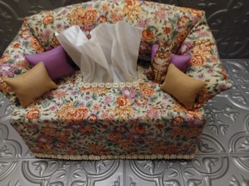 Tabby gatto stampa floreale - tabby,